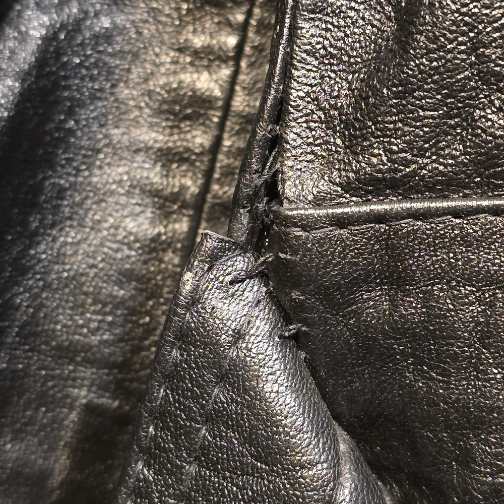 Attica Of California Black Leather Women's Jacket - Vintage - Size 17/18 - Picture 9 of 10